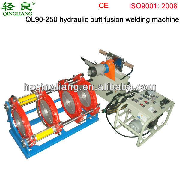 QL90-250 hydraulic plastic pipe welding equipment