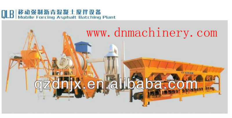 QLB-60 high automatic,moblie and compulsive Asphalt Mixer