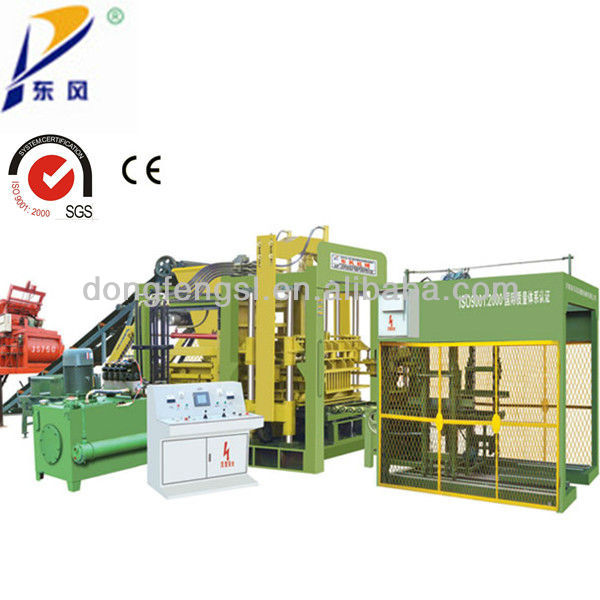 QT10-15 automatic hydraulic concrete blocks making machine