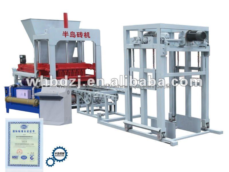 QT4-15D German hydraulic brick making machine 6800pcs per hour