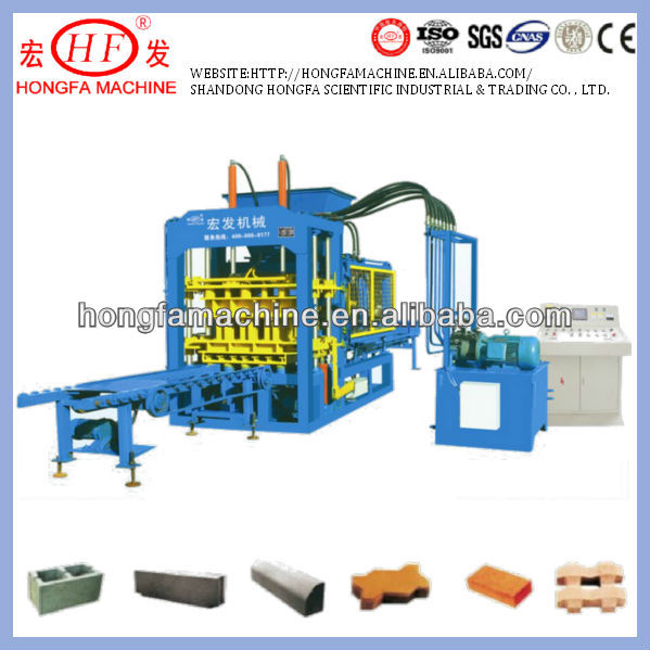 QT6-15 fully automatic concrete brick making machine price,now technology brick making machine and price,concrete brick machine