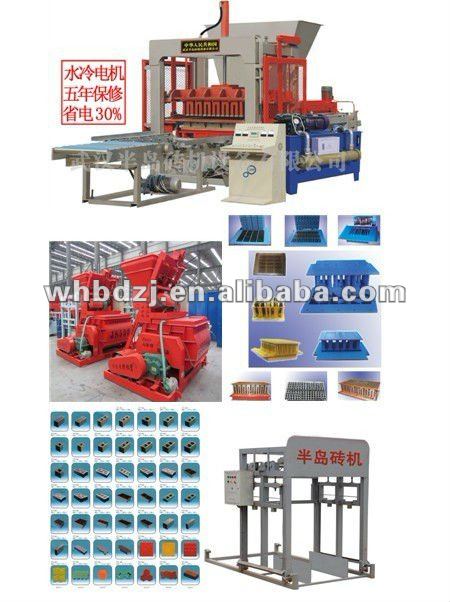 QT8-15 9600pcs per hour automatic cement brick machine