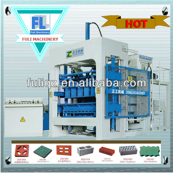 QT8-15 Full-automatic Concrete Block Machine