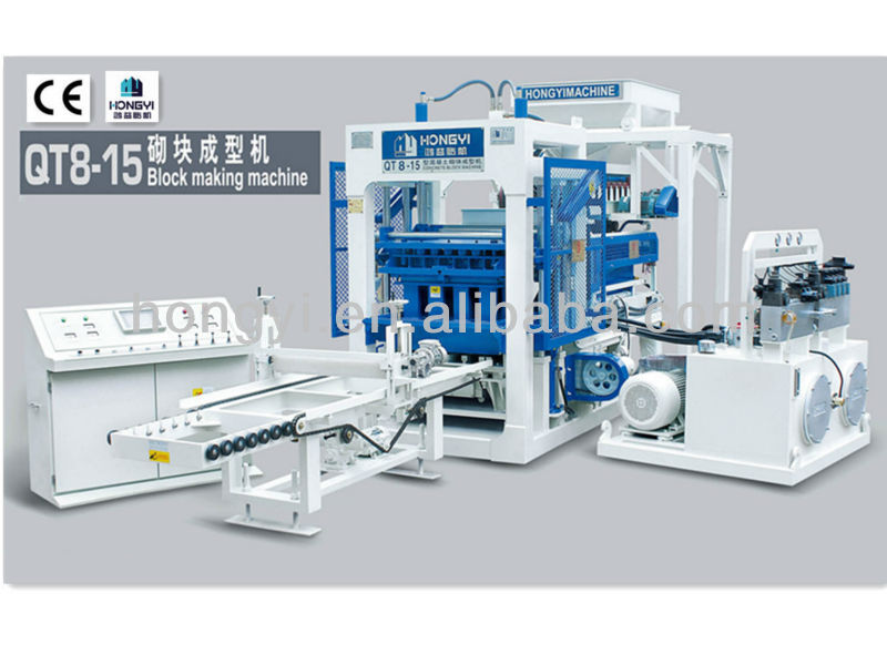 QT8-15 Multifunctional Automatic Block Making Machine