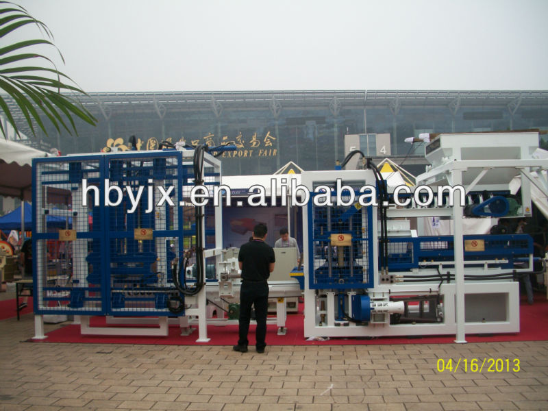 QTJ10-15 Hydraulic full automatic block making machine equipment