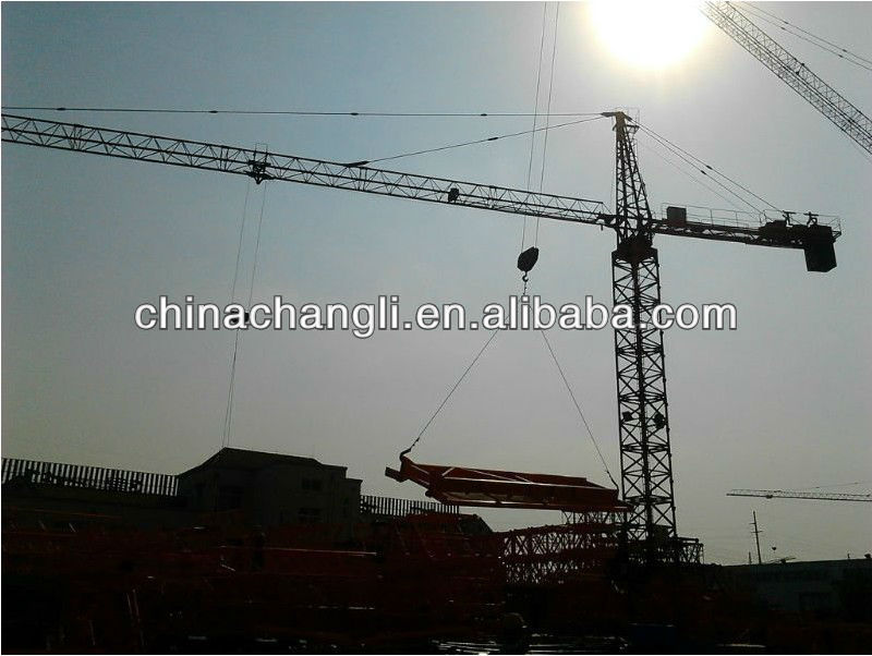 QTZ50(4810) H3/38b floating tower crane,380v/420v used towercrane