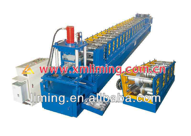 quick change steel purlin machine