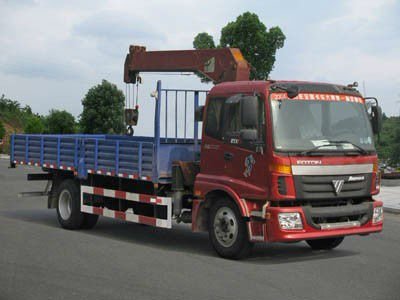 Quick seller !! 6-8 Ton Foton 4X2 truck mounted crane