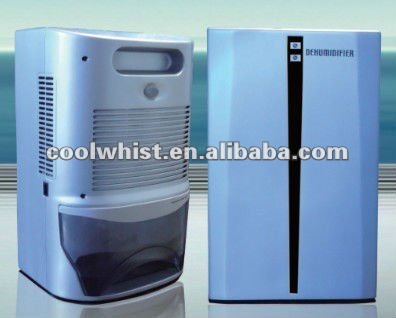 Quiet desiccant dehumidifier for domestic