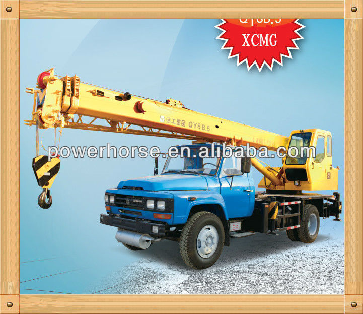 QY8B.5 10.5ton Truck Crane made in China for XCMG mini crane for sale