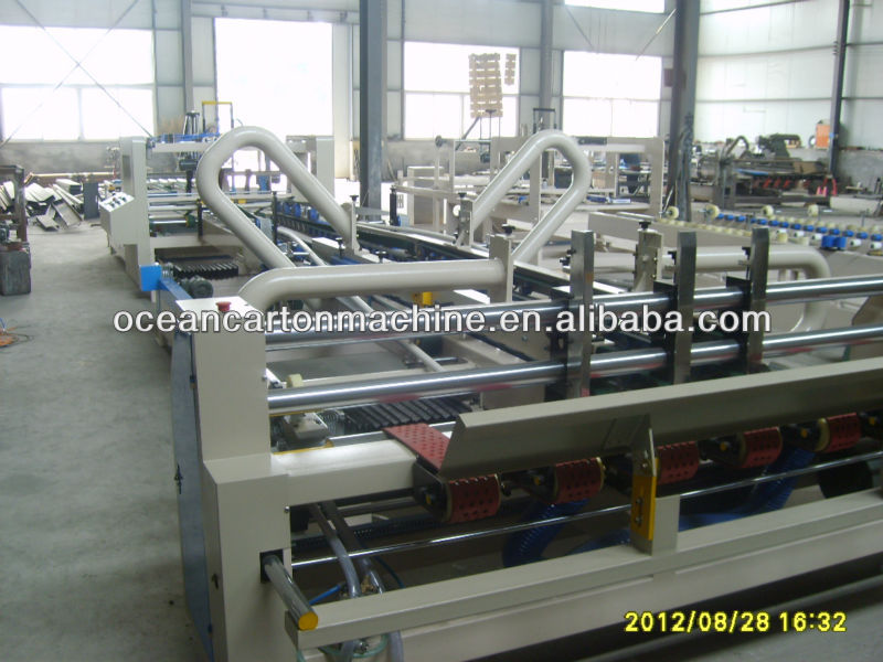 QZD Automatic Folding and Gluing Machine For Carton Box