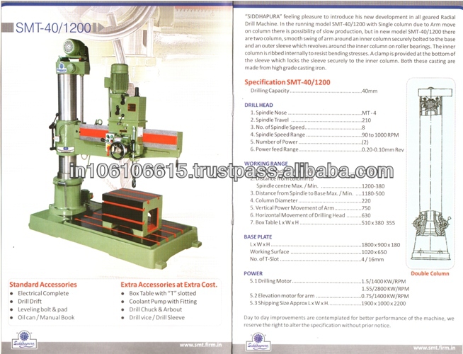 Radial Drilling Machine