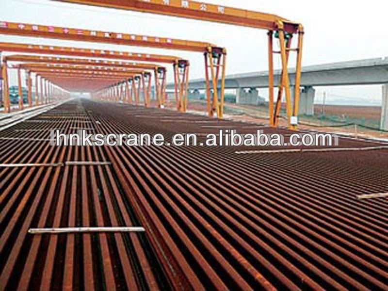 Rail welding crane