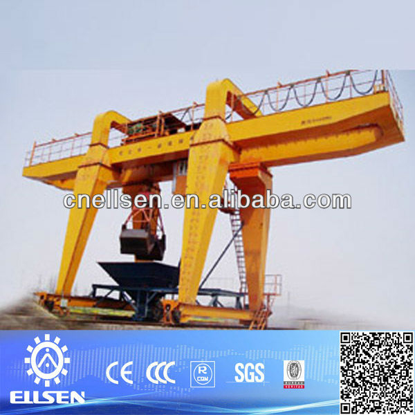 Railway traveling heavy duty box girder gantry crane