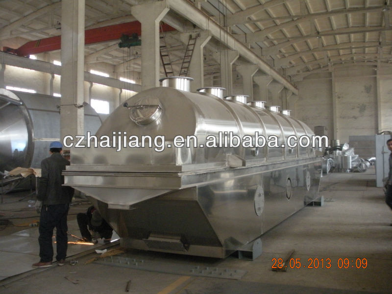 Rectilinear Vibrating Fluid drying machine