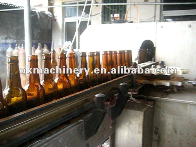 recycle glass bottle rinsing machinery