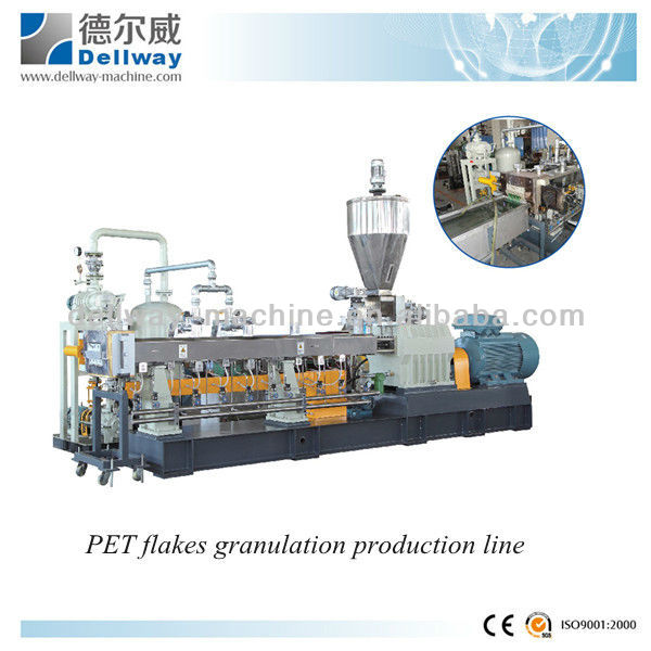 recycled PET pelletizing machine 250-600kg/h