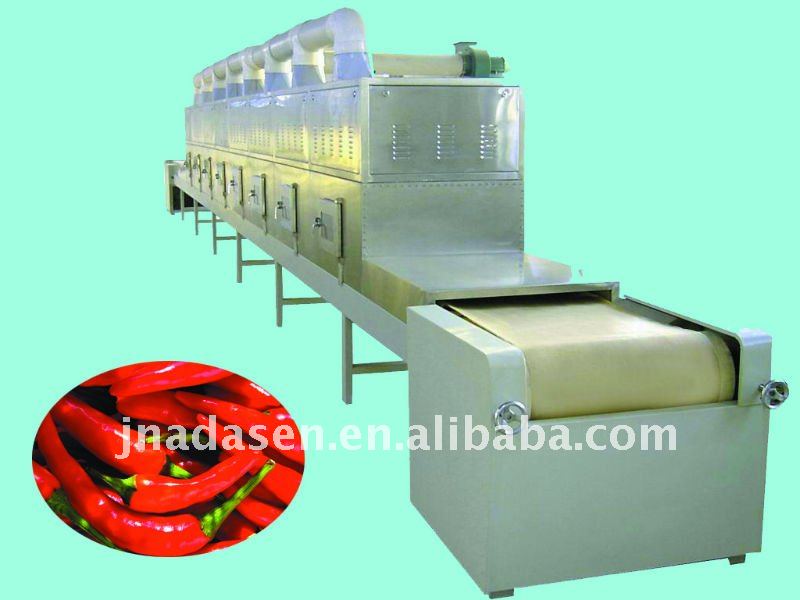 Red chilli, chilli powder,chilli sauce microwave drying/sterilzing equipment