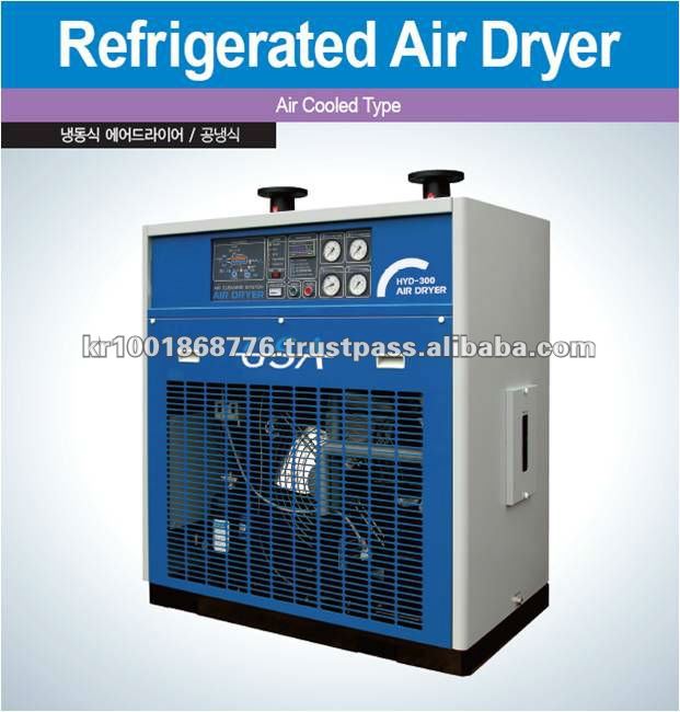 Refrigerated air dryer