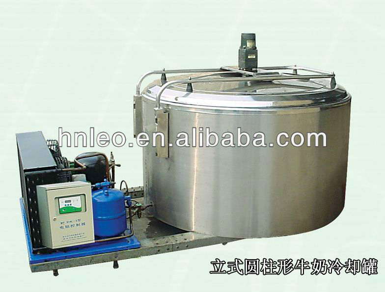 Refrigerated stainless steel 304 vertical/horizontal milk cooling tank milk receiving milk storage insulation cooler