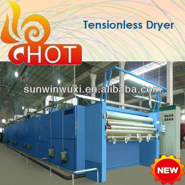 Relaxing dryer for open width fabric or tubular fabric