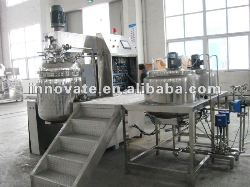 RH-1300 vacuum emulsifying mixer group machine