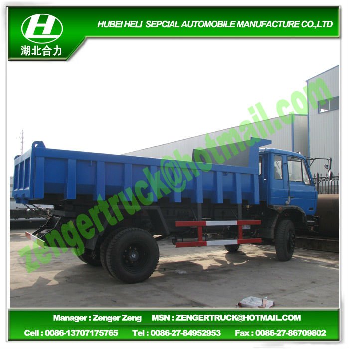 RHD DONGFENG brand Dump Garbage Truck 9 ~ 12 T