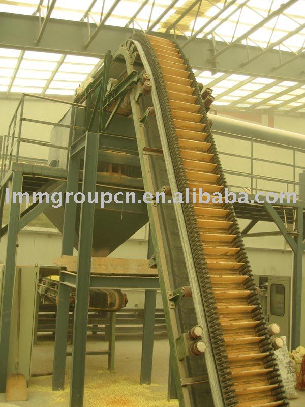 rice production line belt conveyor system