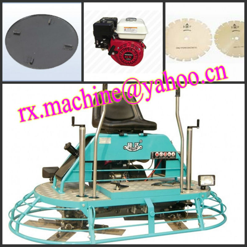 Ride-on concrete polishing machinery