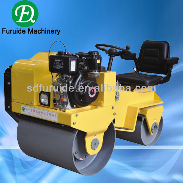 ride on double drum vibrating roller compactor for sale