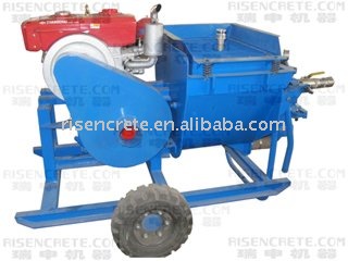 RISEN piston mortar pump/conveyance pump/mortar spraying pump/mortar plaster pump