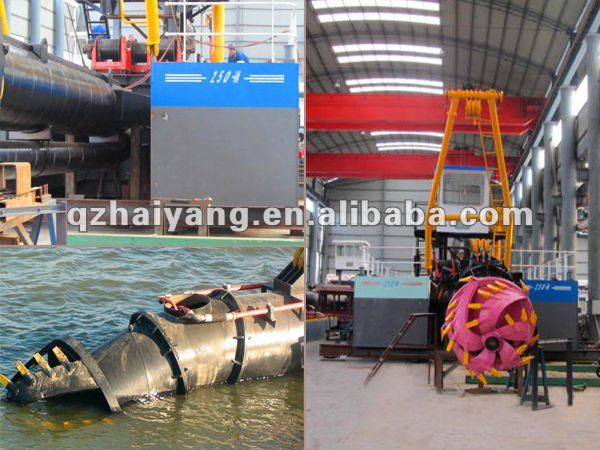 river/sea/lake small sand dredger with dredging depth 25 m