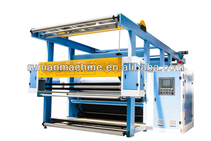 RN411 Single Roller Strong textile Polishing Machine for coral flannel polyester fabric