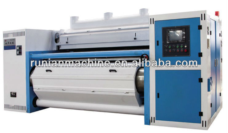 RN420B Touch Screen Double Rollers Polishing Machine/textile finishing machine/RUNIAN MACHINE