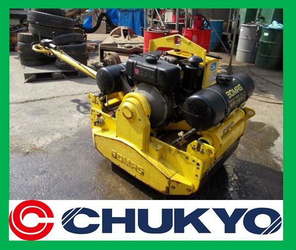 Road Equipment Used BW 75 S - 2 Bomag From Japan / Hand Guided Roller , Self Starting Motor , Air Cooled Engine