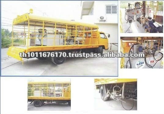 Road Marking Truck Equipped With Powerful Airless Sparyer