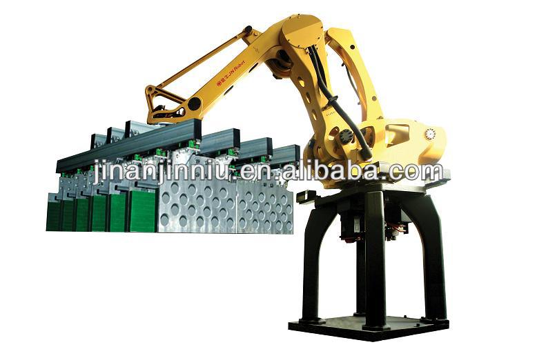 Robot stacking system brick machine bricks