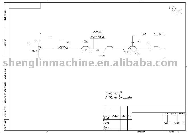 roll forming machine line C25