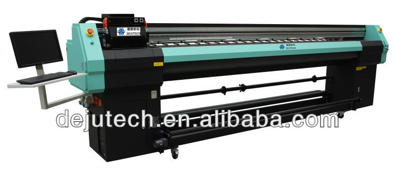 Roll To Roll UV Printer with UV- LED curing lamp