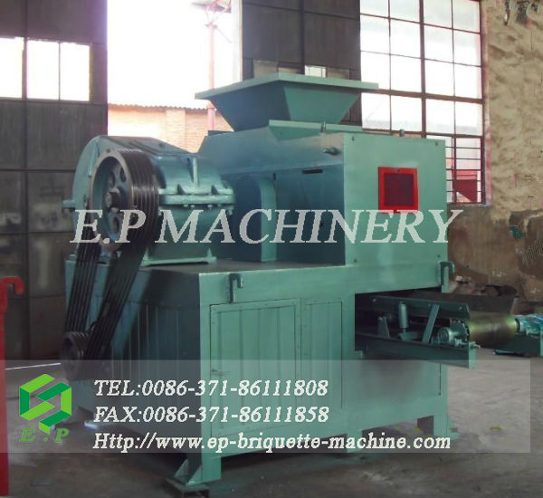 Roller type iron oxide powder pellet briquette press hot selling in Mexico