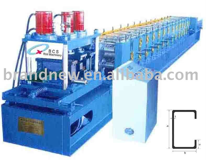 Roof trusses purlin forming machine