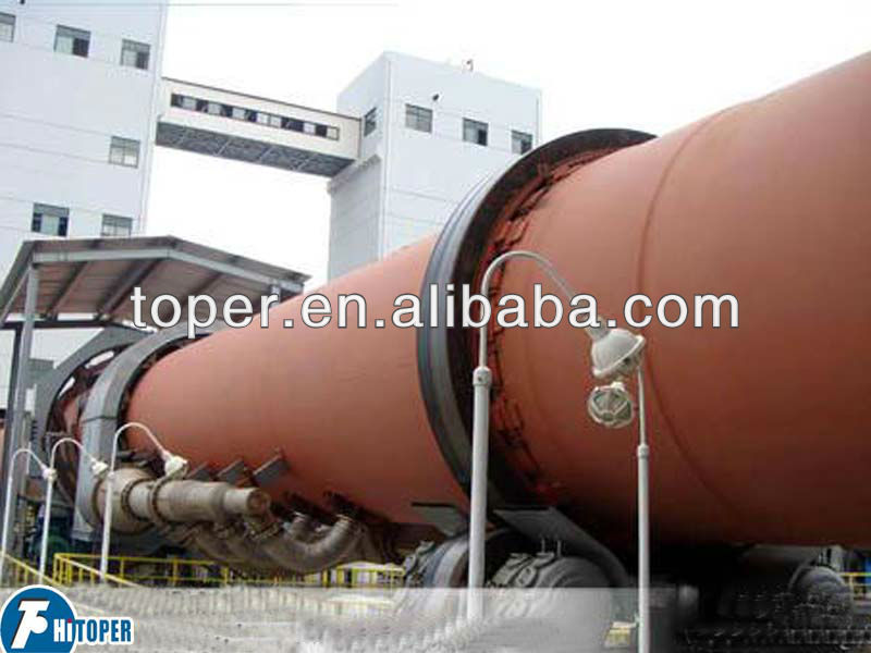 Rotary calcining kiln for calcined dolomite