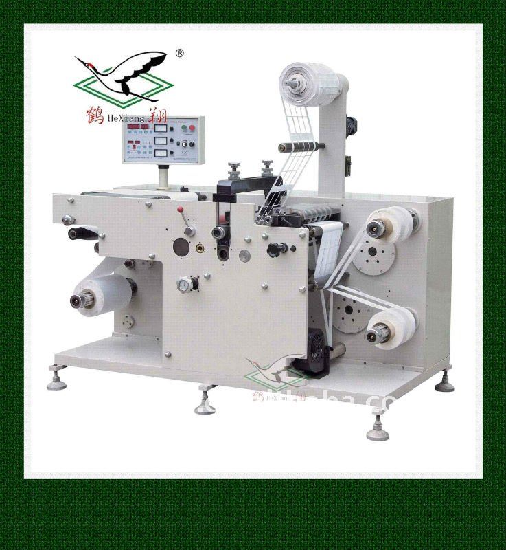 Rotary cylinder die cutting with magneticHSN-320 slitting machine for blank labels/