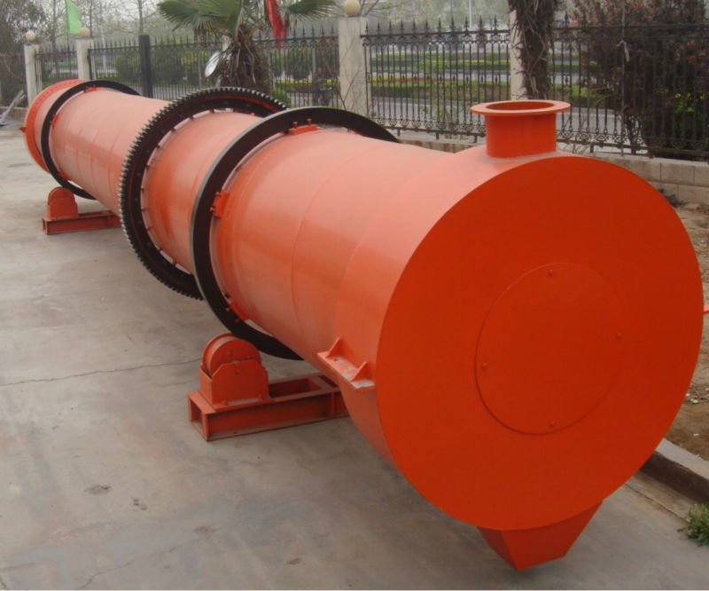 rotary dryer for drying slurry