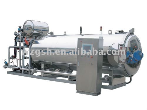 Rotary High temperature continuous steam Sterilizer