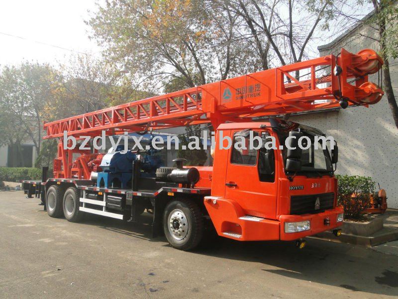 Rotary Hydraulic truck mounted drilling rig / piling rig BZC-350C