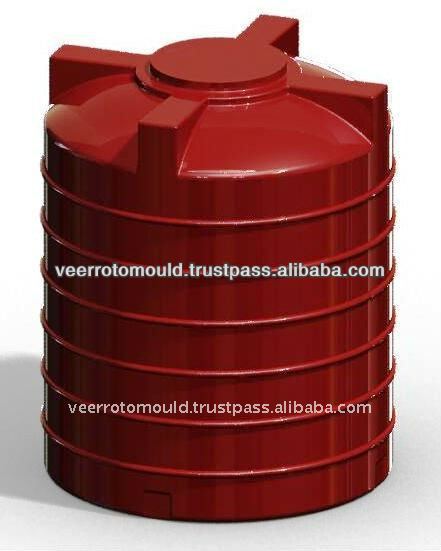 Rotomoulding mould for plastic water tank