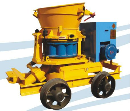 rotor type concrete spraying machine