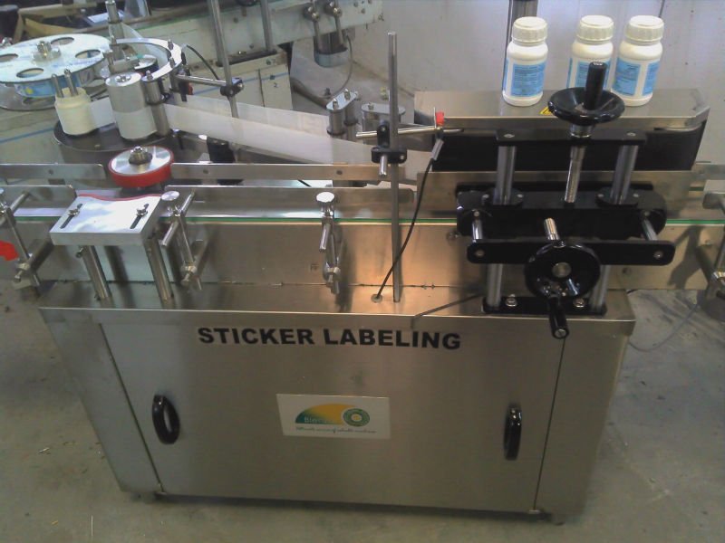 round and front-back sticker labeling machine