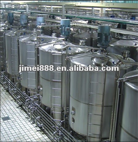 Round high emulsification tank for filling machine